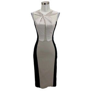 N628 KAREN MILLEN Designer Dress Sheath  Midi